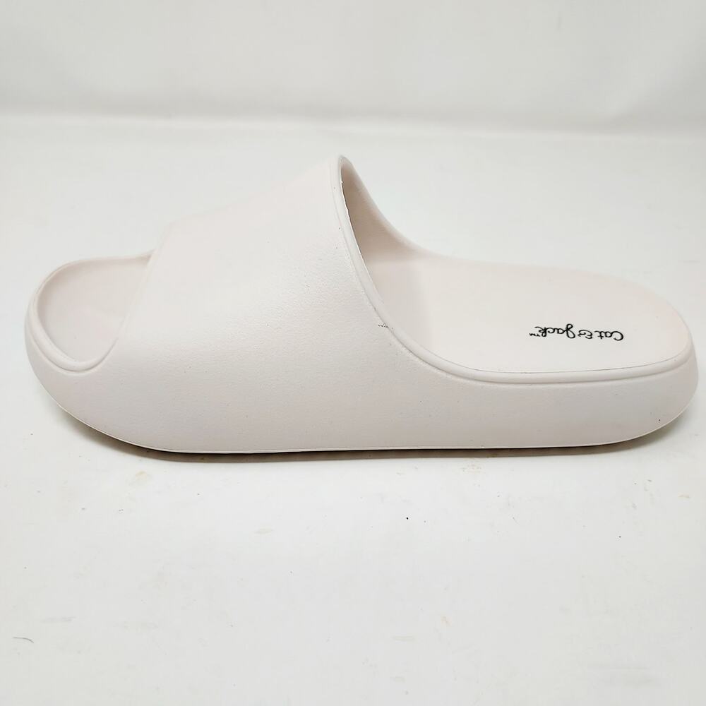 NEW Cat & Jack White Slides Size 13 - Picture 3 of 5